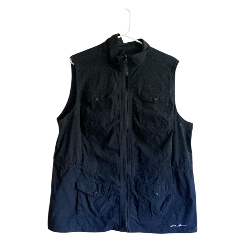 Women's Black Eddie Bauer Vest 2X